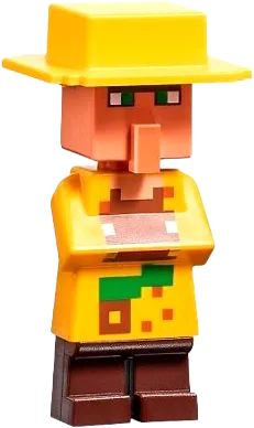 LEGO Minecraft Villager Farmer Jungle Biome Outfit
