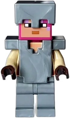 LEGO Minecraft Knight Flat Silver Legs • Minifig min146