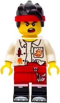 LEGO Monkie Kid Bright Light Orange Open Jacket with Monkey