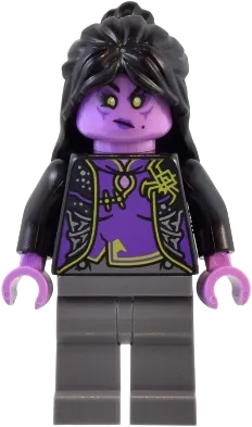 LEGO Monkie Kid Spider Queen Black Hair Minifig mk134