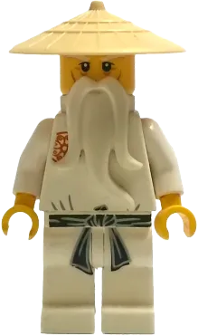 LEGO NINJAGO Wu Sensei The Golden Weapons Minifig njo002