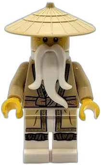 LEGO NINJAGO Wu Sensei • Minifig njo046 • SetDB