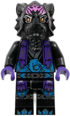 LEGO NINJAGO Lord Ras Dark Pink Markings • Minifig njo0918
