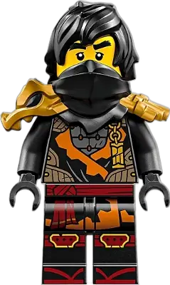 LEGO NINJAGO Cole Skybound with Neck Bracket and Modified Tile