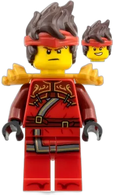 LEGO NINJAGO Kai ZX Legacy Update, Hair • Minifig njo1015 LEGO NINJAGO Kai ZX Legacy Update, Hair • Minifig njo1015