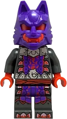 LEGO NINJAGO Wolf Mask General Minifig njo916 SetDB