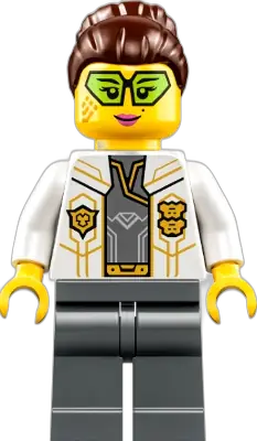 LEGO Ninjago Dr. LaRow Minifigure Dragons Rising Season 3 71837 njo0952 Dr