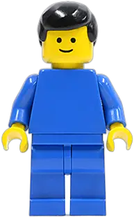 LEGO Education Plain Blue Torso Blue Arms, Blue Legs