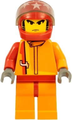 Lego Racar Driver LEGO Racers Racer Driver Scorcher • Minifig rac013 • SetDB