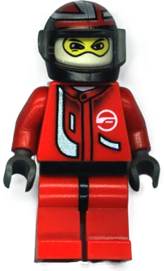 LEGO Racers Racer Driver Red with White Balaclava