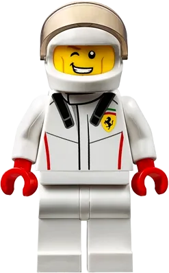 LEGO Speed Champions Ferrari FXX K Driver • Minifig sc051