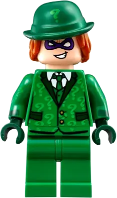 LEGO Batman The Riddler Suit and Tie, Hat with Hair