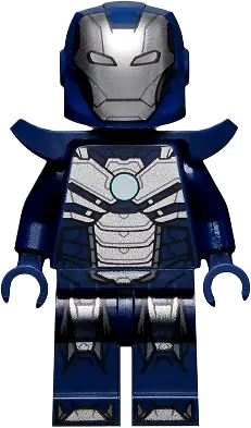 Blue iron man lego hotsell