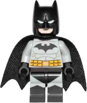 LEGO DC Batman Light Bluish Gray Suit with Yellow Belt