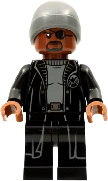 LEGO Marvel Nick Fury Dark Bluish Gray Beanie