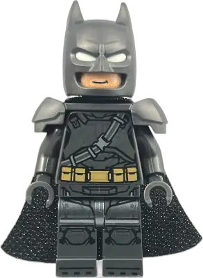 LEGO DC Batman Pearl Dark Gray Armor • Minifig sh1122