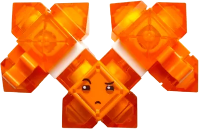 LEGO DC Kryptomite Orange, Large Crystals, Hands