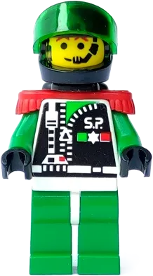 LEGO Space Police 2 Chief Captain Magenta Minifig sp038