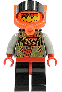 LEGO Space UFO Zotaxian Alien Gray Overlord (Alpha Draconis)