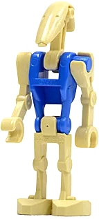 LEGO Star Wars Battle Droid Pilot Blue Torso Angled Arms