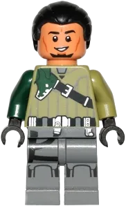 LEGO Star Wars Kanan Jarrus Black Hair and Eyebrows