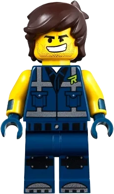 LEGO THE MOVIE 2 Rex Dangervest Smile, Teeth / Angry
