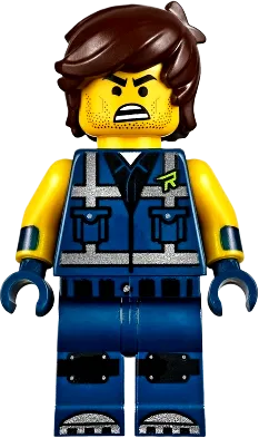 LEGO THE MOVIE 2 Rex Dangervest Eyes Closed / Large Lopsided
