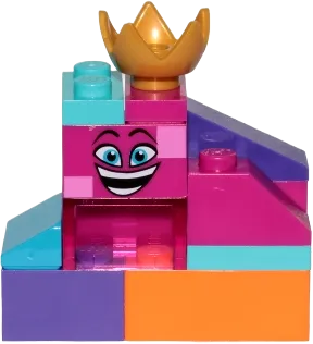 LEGO THE MOVIE 2 Queen Watevra Wa Nabi Small Pile of Bricks Form 2