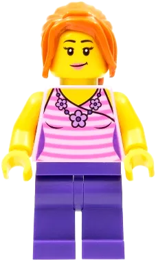 LEGO Juniors Supermarket Female Customer Minifig twn229