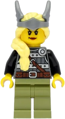LEGO Creator Viking Warrior Female Minifig vik039 SetDB
