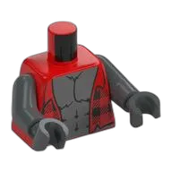 LEGO Creator Werewolf Torn Red Flannel Shirt